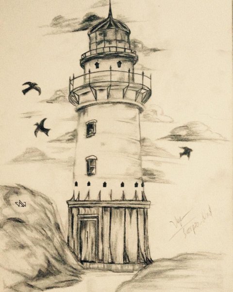 Идеи для срисовки маяк (90 фото)