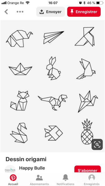 Идеи для срисовки оригами (90 фото)