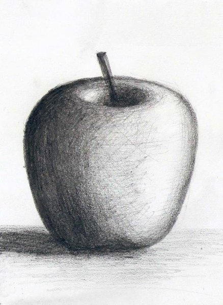 Идеи для срисовки откусанное яблоко (85 фото)