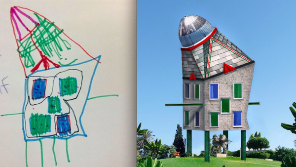 Как нарисовать дом карандашом поэтапно ✏