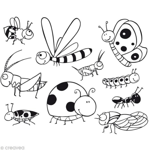 Идеи для срисовки схематический насекомых (83 фото)