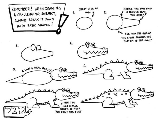 Идеи для срисовки крокодил гена (90 фото)