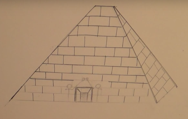 Идеи для срисовки египетская пирамида (88 фото)