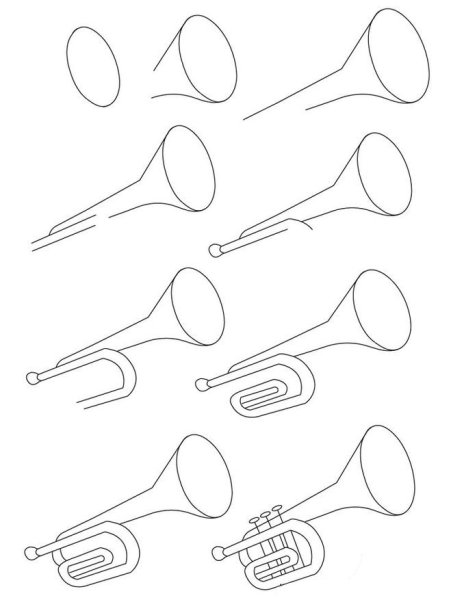 Как легко нарисовать трубу. Увлекательный и простой урок для детей