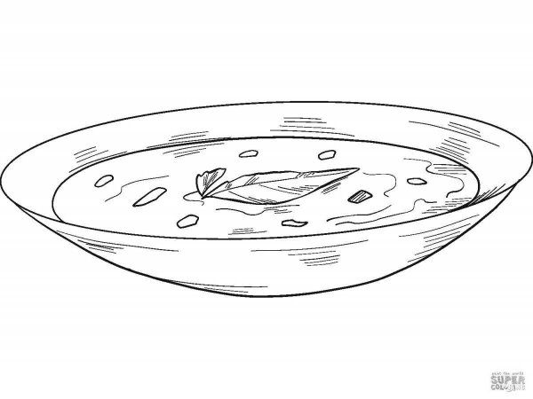 Идеи для срисовки тарелка супа (81 фото)