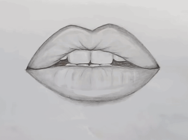 Идеи для срисовки женские губы (90 фото)
