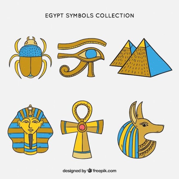 «Украшения древнего египта» скачать раскраски