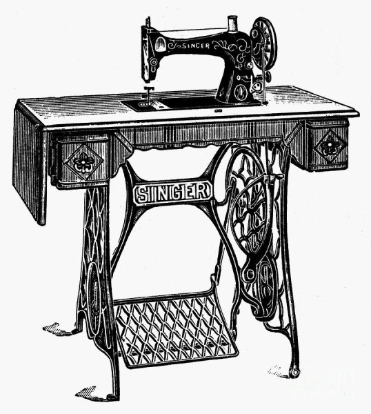 Идеи для срисовки швейная машинка легкие (90 фото)