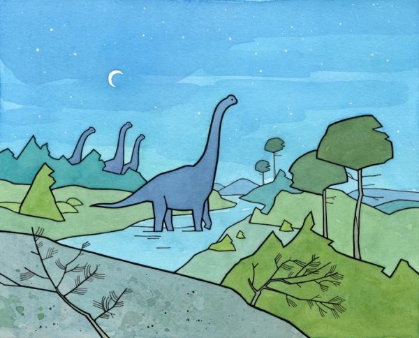 Идеи для срисовки динозавр для детей легкие (89 фото)
