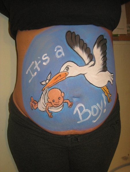 Идеи для срисовки на животе у беременных легкие (90 фото)