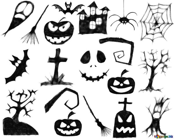 Идеи для срисовки на хэллоуин для мальчиков легкие (90 фото)