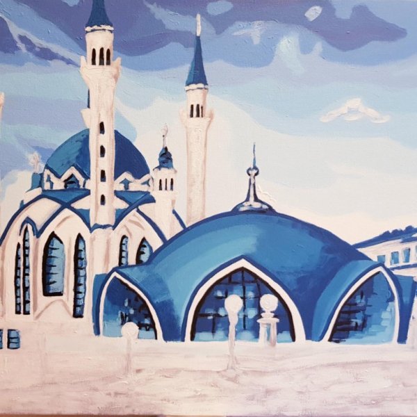 Купить недорого Рисунок на канве Мечеть Кул Шариф, 23x30, Каролинка