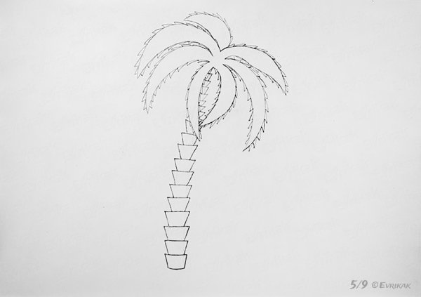 Идеи для срисовки три пальмы легкие (90 фото)