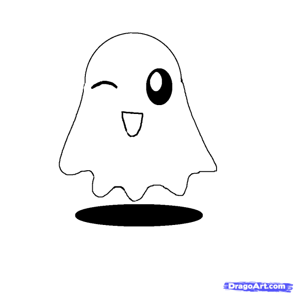 Идеи для срисовки на хэллоуин легкие привидение (89 фото)