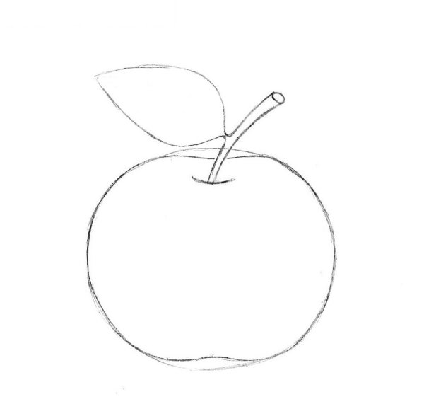 Идеи для срисовки яблоко легкие (90 фото)