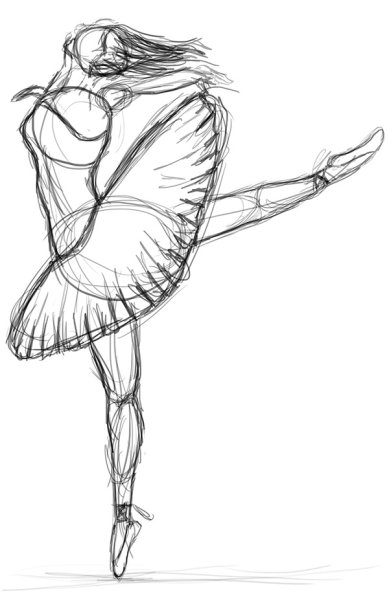 Идеи для срисовки танцовщица легкие (90 фото)