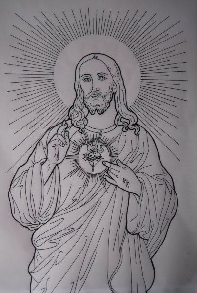 Идеи для срисовки легкие иисуса христа (87 фото)