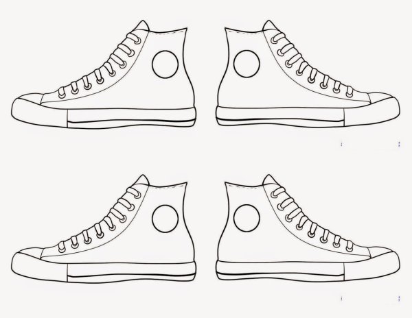 Идеи для срисовки легкие на обувь (90 фото)
