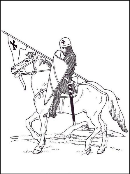 Идеи для срисовки конь с рыцарем легкие (85 фото)