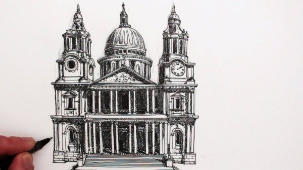 Идеи для срисовки собор святого павла легкие (81 фото)