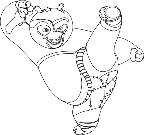 Идеи для срисовки легкие кунг фу панда (86 фото)