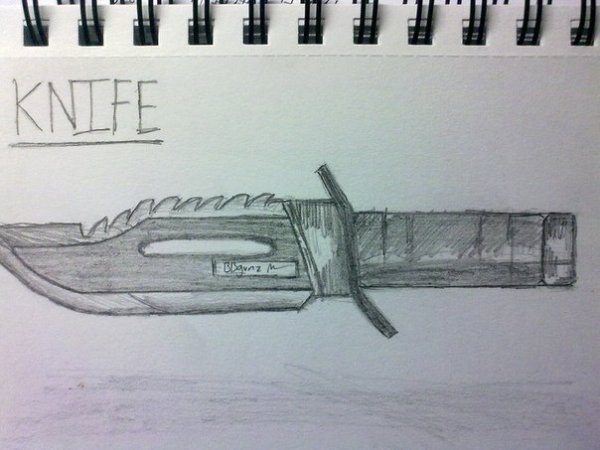 Нож карандашом