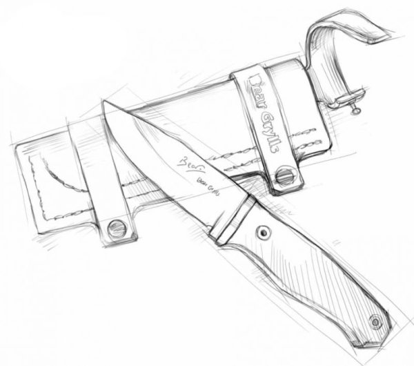 Нож для срисовки карандашом