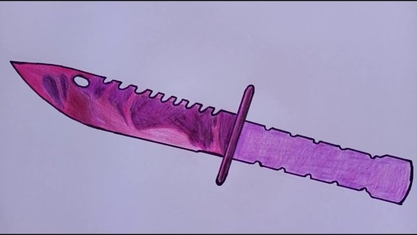 Нож м9 из стандофф Dragon Glass