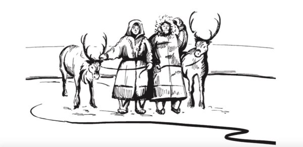 Народы Ханты и манси нарисовать