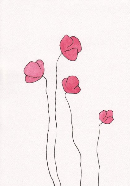 Лёгкие рисунки для срисовки в цвете