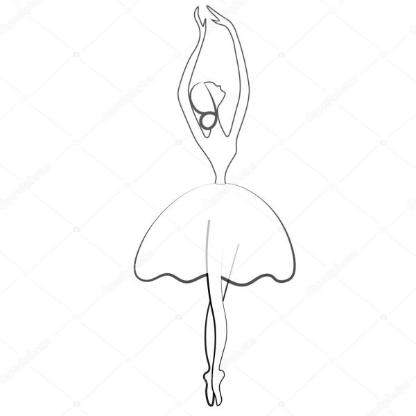 Балерина стилизованная