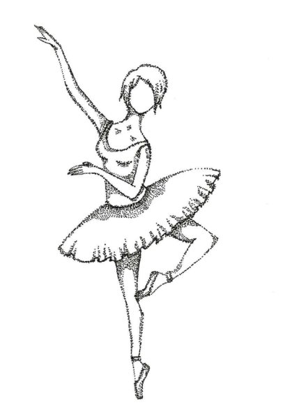 Рисование балерины