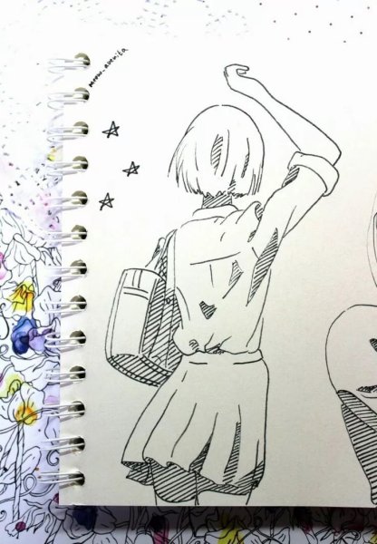 Идеи для срисовки легкие для скетчбука девушки карандашом для начинающих (90 фото)