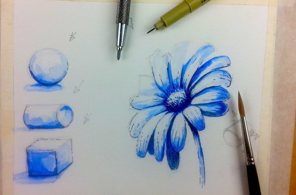 Идеи для срисовки красивые красками легко и просто для начинающих (90 фото)