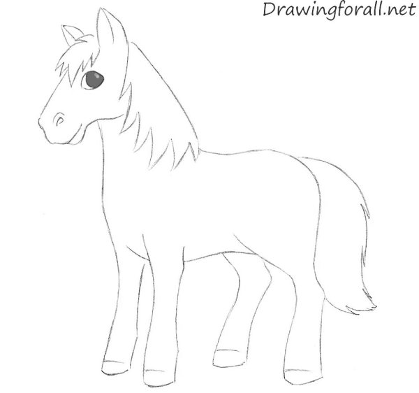 Идеи для срисовки лошади карандашом поэтапно для начинающих легко (90 фото)