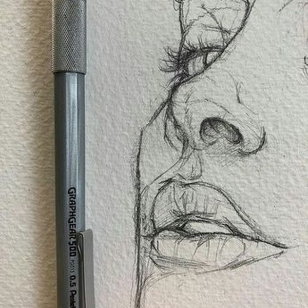 Идеи для срисовки графикой карандашом для начинающих простые (90 фото)