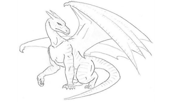 Идеи для срисовки дракон для детей пошагово для начинающих легко (90 фото)