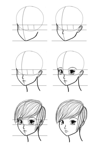 Идеи для срисовки простые лица карандашом для начинающих поэтапно (90 фото)