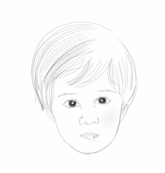 Портрет мальчика карандашом для начинающих