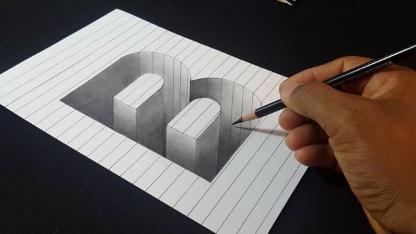 Оптические иллюзии на бумаге