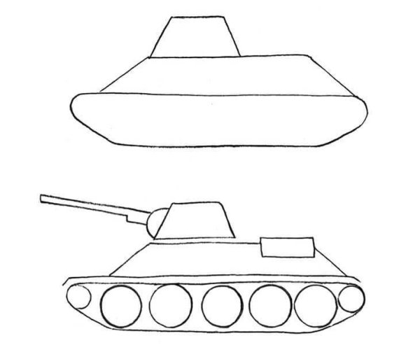 Идеи для срисовки маленький танк (90 фото)