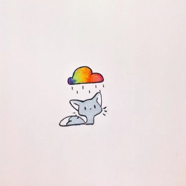 Идеи для срисовки маленькие для скетчбука разноцветные (90 фото)