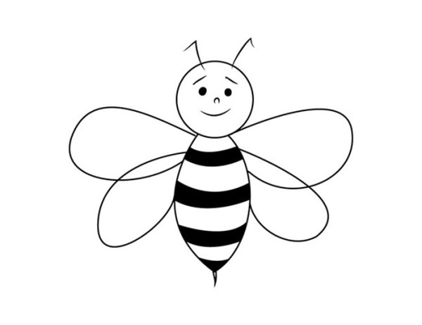 Идеи для срисовки пчелы маленькой (90 фото)