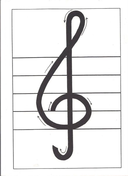 Идеи для срисовки скрипичный ключ маленький (90 фото)