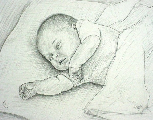 Идеи для срисовки картинки маленький ребенок (90 фото)