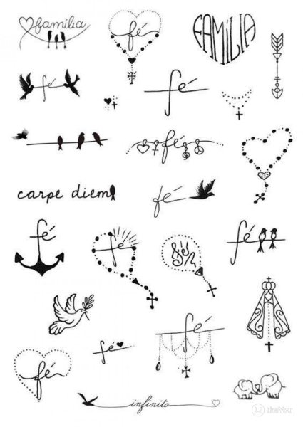 Идеи для срисовки маленькие татуировки для девочек (90 фото)