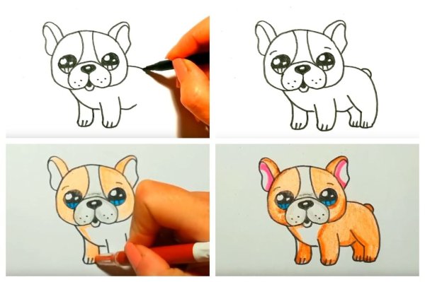 Идеи для срисовки маленькая миленькая собачка (90 фото)
