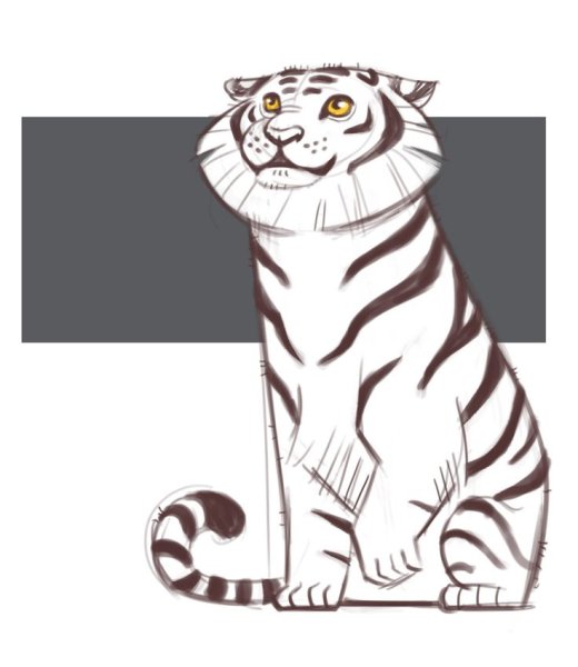 Идеи для срисовки маленькая картинка тигра (90 фото)