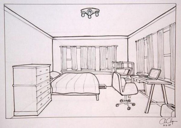 Идеи для срисовки в маленькую комнату обои с мелким (90 фото)