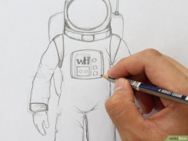 Идеи для срисовки космонавт легко поэтапно (90 фото)